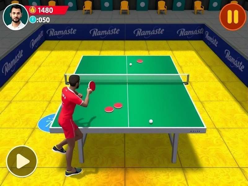 Namaste Table Tennis Pros Game Screenshot